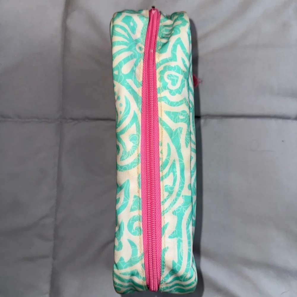 Scout Cosmetic Bag in Teal and Pink